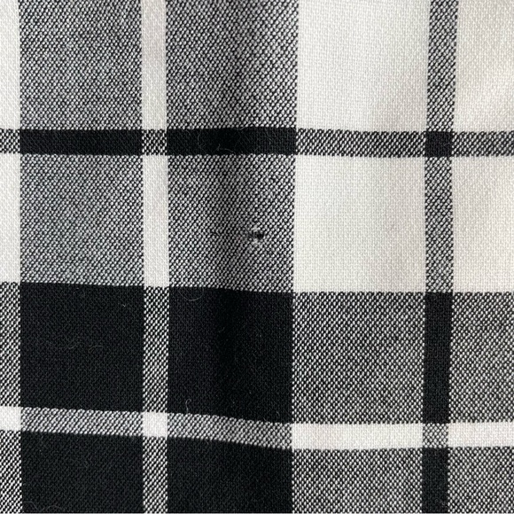Zara Black & White Plaid Skirt - Picture 5 of 5